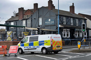 Just last weekend police were investigating a stab attack during a brawl outside the Royal Oak pub, in Dudley Port 