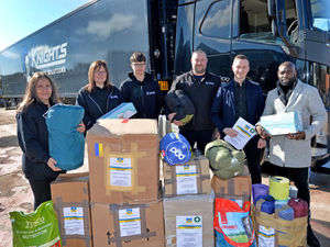 Supporting image for story: Wolverhampton haulage firm coordinates monthly donation journeys to Ukraine
