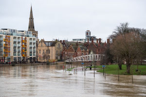 Flooding in Bedford on Boxing Day