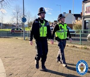 Officers have been seen on patrol in Wolverhampton this week. Photo: West Midlands Police