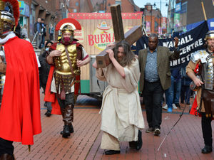 Supporting image for story: Walsall's Walking the Way of the Cross procession returns after pandemic break
