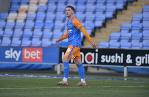Iwan Morgan made his home debut for Shrewsbury Town 