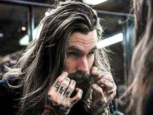 Supporting image for story: Ricki Hall readies for big shave... and the Tom Selleck look