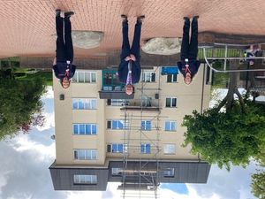 Supporting image for story: Relief as sprinklers are fitted at flats