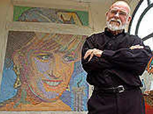 Supporting image for story: Artist's stamps tribute to Di