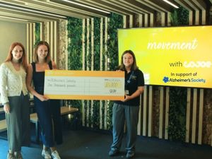 Supporting image for story: Colleagues raise charity funds with movement challenge