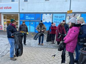 Community Litter pick in Market Drayton