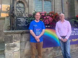 Supporting image for story: Mayor issues a challenge as he starts training for Oswestry 10k run