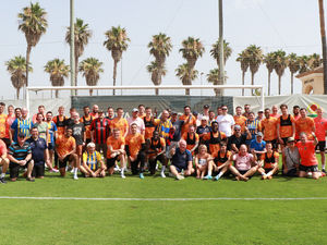 Supporting image for story: Shrewsbury Town host meet and greet during open training in Valencia - Gallery 
