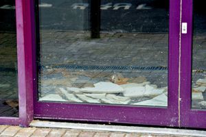 Significant damage was caused inside