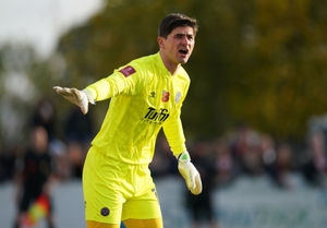 Harry Burgoyne, from Ludlow, was an unused substitute during the match at Anfield