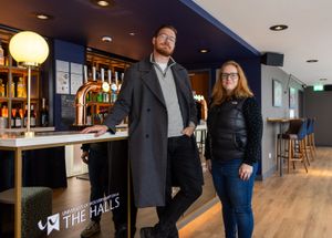 Councillor Chris Burden, chair of the Mayor's Night-Time Economy Commission, with Crissie Rushton, who is a member of the Commission.