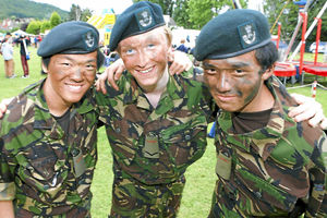 Wrekin College CCF trio Jonathan Ho, Harry Imlah and Danny Chow
