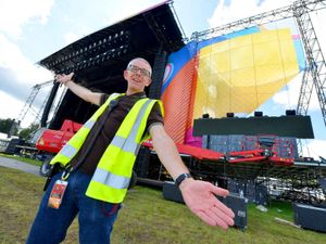 Supporting image for story: V Festival 2017: Stages set at Weston Park - in pictures