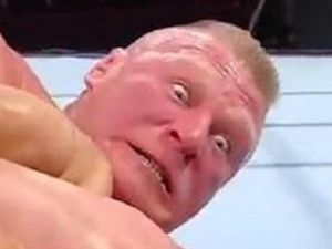 Supporting image for story: ‘When you stub your toe’: WWE’s Brock Lesnar becomes red-faced meme