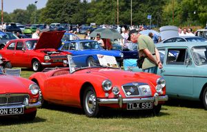 WALSALL COPYRIGHT NATIONAL WORLD TIM THURSFIELD -13/07/25Classic car show at Walsall Arboretum.