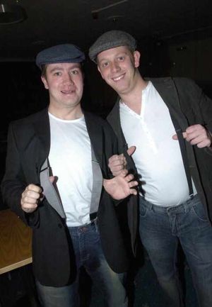 Supporting image for story: Fans turn out to greet legends Chas & Dave