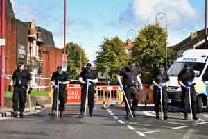 Police scour Brierley Hill High street for evidence on Sunday