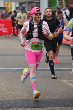 Looking dashing in pink