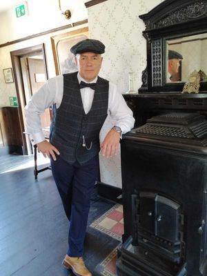 Peaky Blinders-themed wedding at Telford's Blists Hill Victorian Town