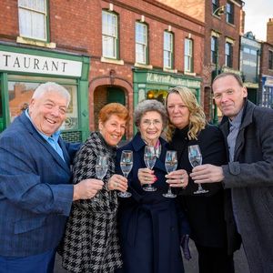Lottery winners Tom and Rita Naylor, Brenda Portch, Denise and Stuart Powell get together at the Black Country Living Museum