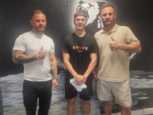 Dean Pettinger (left) Charlie Clarke (middle) Mark Lloyd (right)