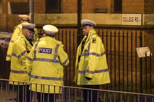 The incident happened on College Road next to the mini-roundabout at Church Lane. Image: @SnapperSK