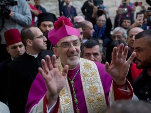 Supporting image for story: Religious leaders enter Gaza in rare solidarity visit after deadly church strike
