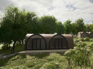 Supporting image for story: Glamping pods plan for farm given the go-ahead