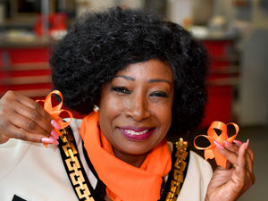Supporting image for story: Volunteers make thousands of orange ribbons for Wolverhampton domestic abuse campaign 