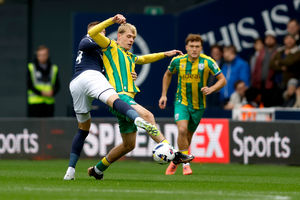 Toby Collyer struggled on his full debut, but was not alone. (Photo by Adam Fradgley/West Bromwich Albion FC via Getty Images)