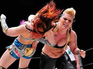 Supporting image for story: Black Country comedian to take on fearsome female wrestler