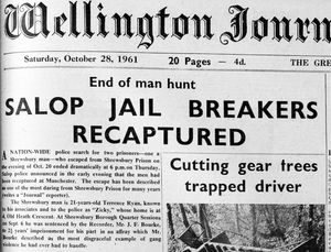 The pair were recaptured after six days on the run.