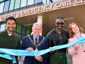 Supporting image for story: Casualty stars take centre stage opening of Walsall hospital's new urgent care centre