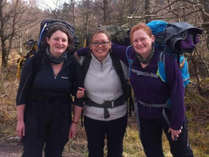 Supporting image for story: Shrewsbury sisters put best foot forward for charity