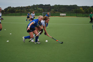 Stourport battle for the ball