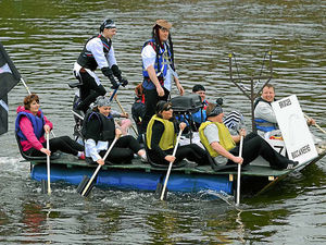 Supporting image for story: Raft crews paddling to success
