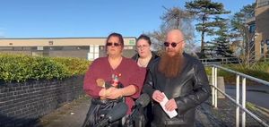 Ben's family speaking outside Shrewsbury Crown Court.