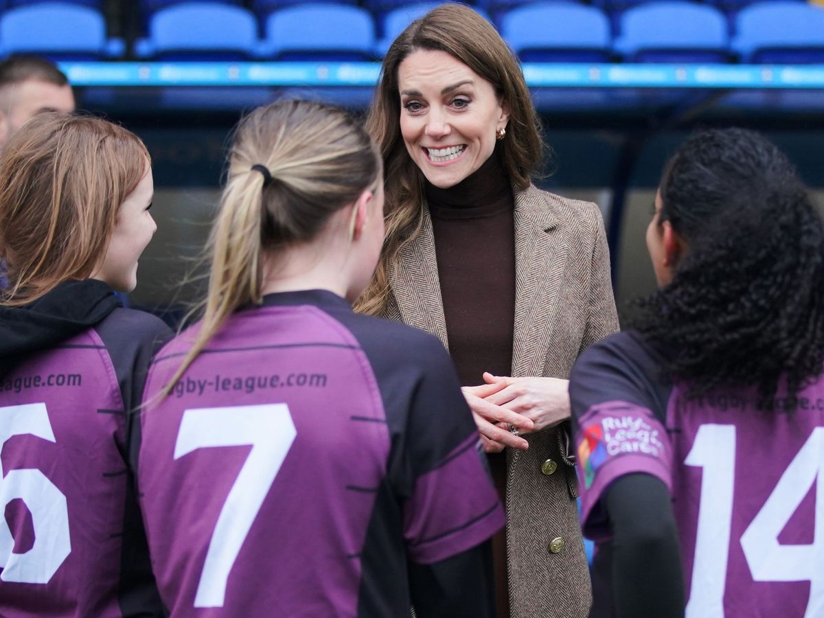 Kate praises grassroots rugby league and community spirit during club visit
