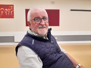 Richard Green, of Wellington Road Action Group, at a meeting of Donnington & Muxton Parish Council. Picture: LDRS