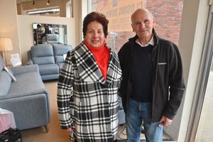 Customers Sylvie and David Harcourt have been shopping at Pargeter's for more than 40 years