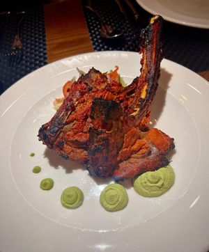 The Burrah chops were the highlight of the evening