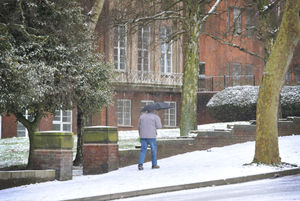 It was a cold day in Dudley today