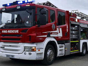 Supporting image for story: Crew tackles Telford car fire
