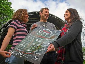 Supporting image for story: Market Drayton festival organisers rock and bowled over