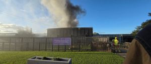 St Martins School is closed after a 'serious' fire. Pic: Ellesmere Fire Station