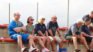 Shrewsbury Town meet and greet with fans in Valencia during open training