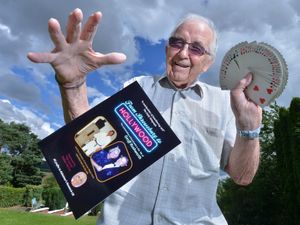 Supporting image for story: From Shrewsbury to Hollywood: 90 year old Geoff's magic life story