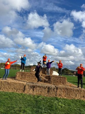 The team from PYO Pumpkins @ Lower Drayton Farm are on top of the world after being named Staffordshire's best pumpkin patch!