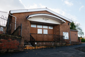 Belmont Hall in Wellington - very much not demolished